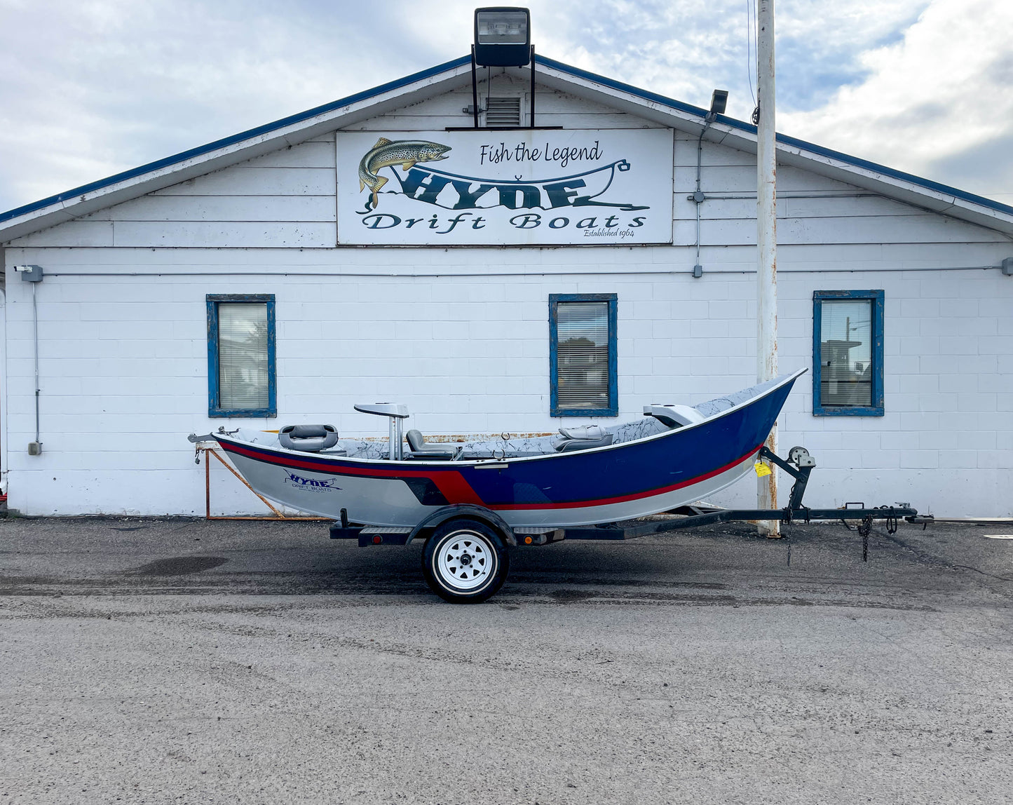 1996 Hyde Drift Boat High Side