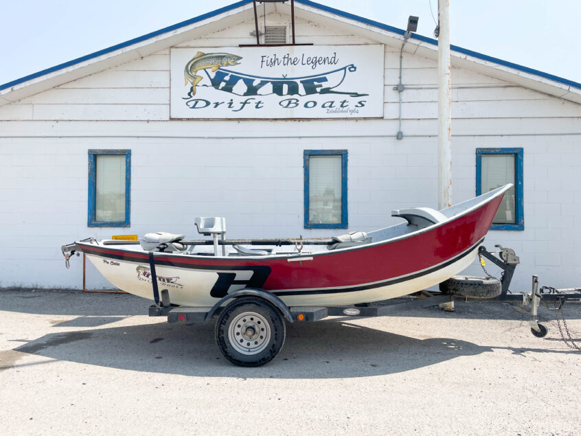 2003 Hyde Drift Boat 16.8′ High Side