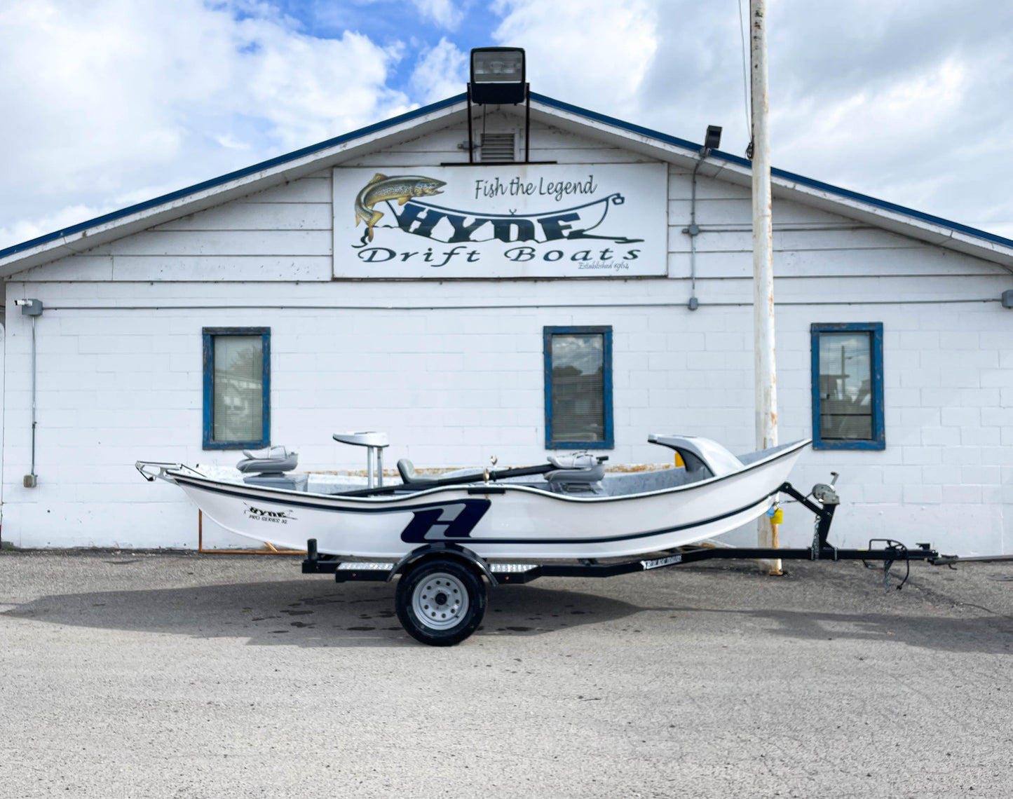 2023 Hyde Drift Boat XL Low Profile DEMO