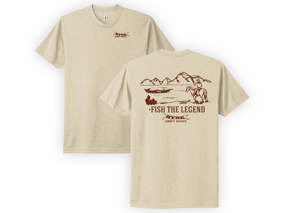 Western Fish the Legend T-Shirt - Hyde Drift Boats Western Fish the Legend T-Shirt - Hyde Drift Boats