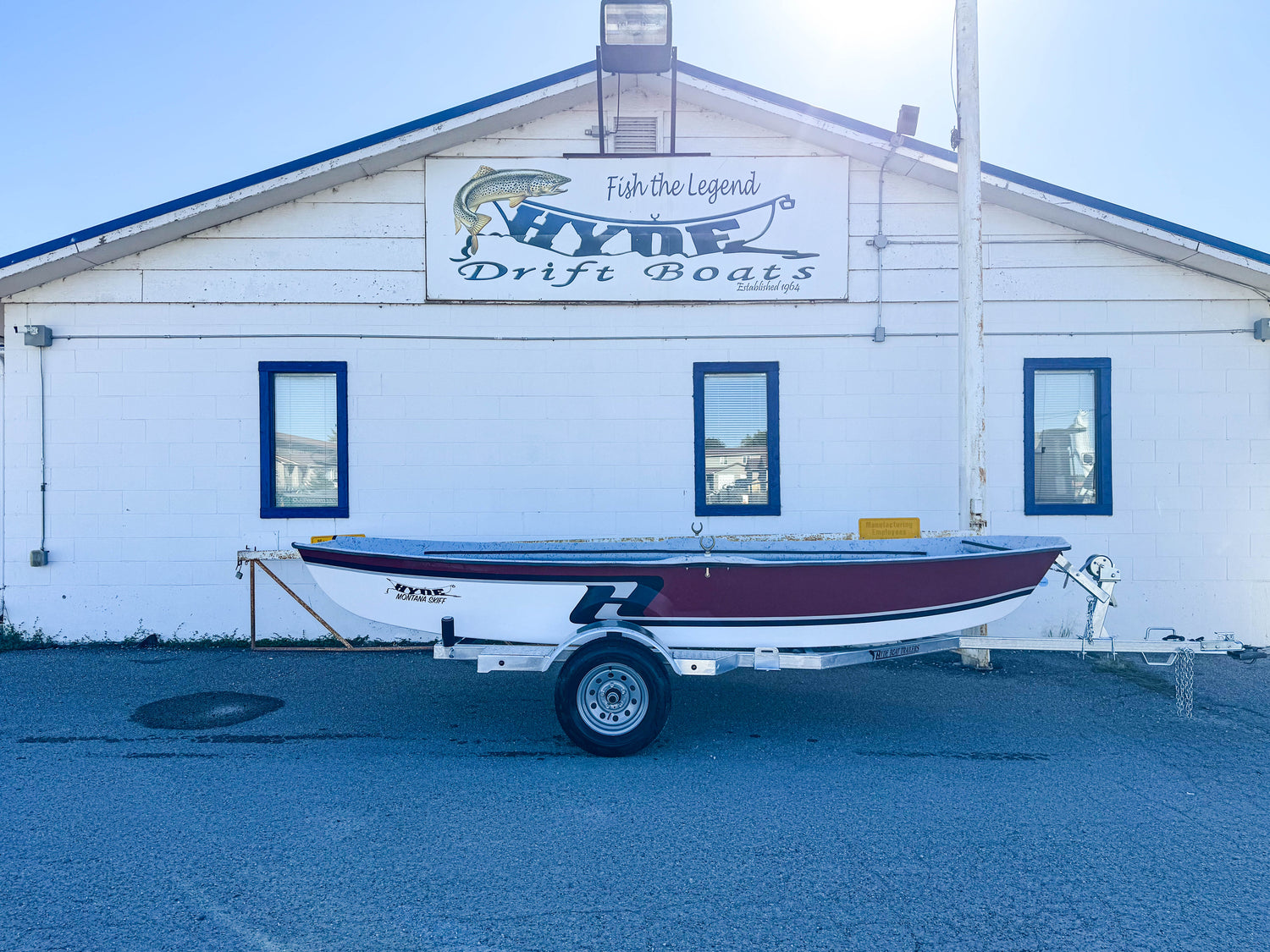 2024 Hyde Drift Boat Stock Montana Skiffs