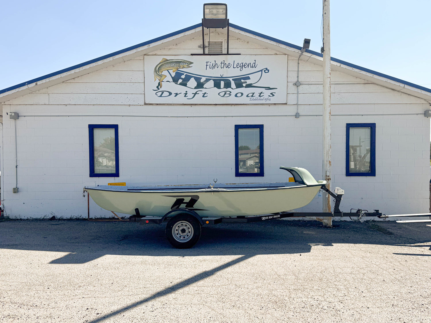 2025 Hyde Drift Boat Stock Montana Skiffs