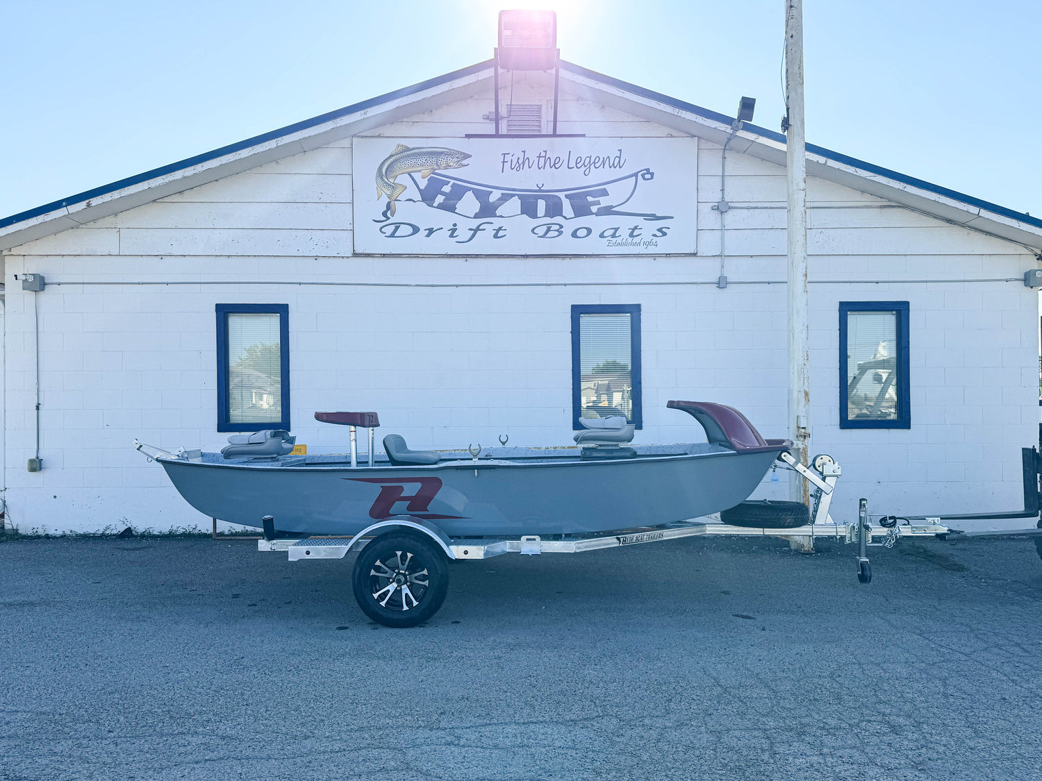 2024 Hyde Drift Boat Stock Montana Skiffs