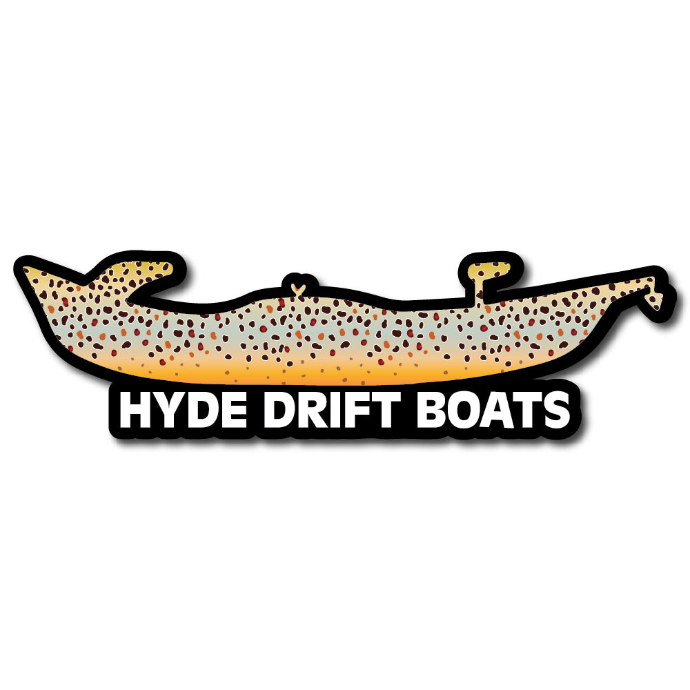 Brown Trout Boat Sticker