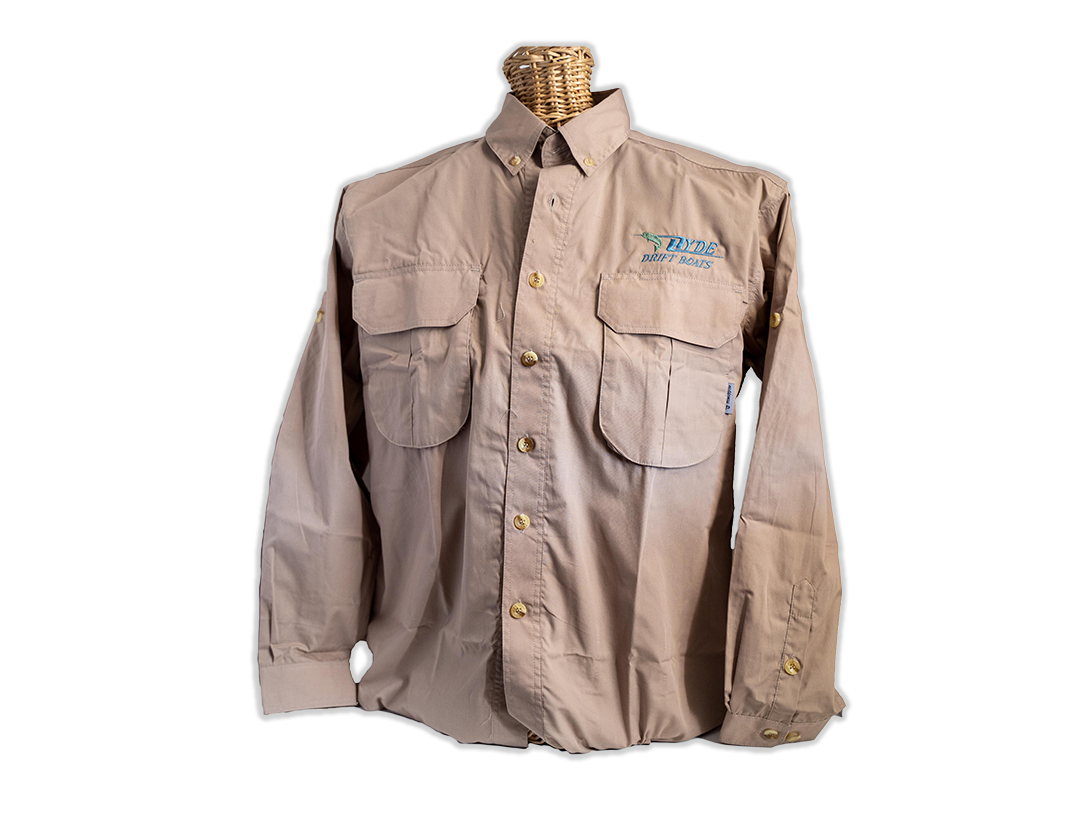 RUSTY レディース FISHING ユーティリティーシャツ（KHA）M Premium Hyde Fishing Shirt - Hyde Drift Boats