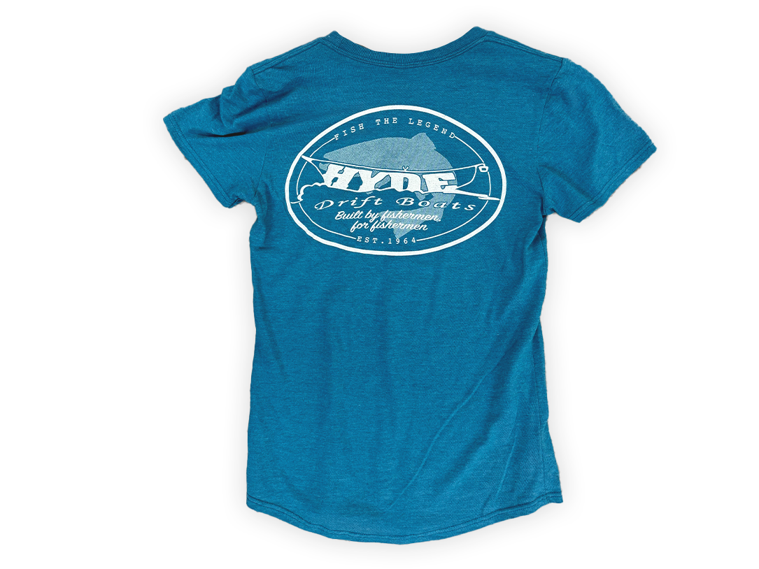 Women's Fish The Legend T-Shirt - Hyde Drift Boats Women's Fish The Legend T-Shirt - Hyde Drift Boats