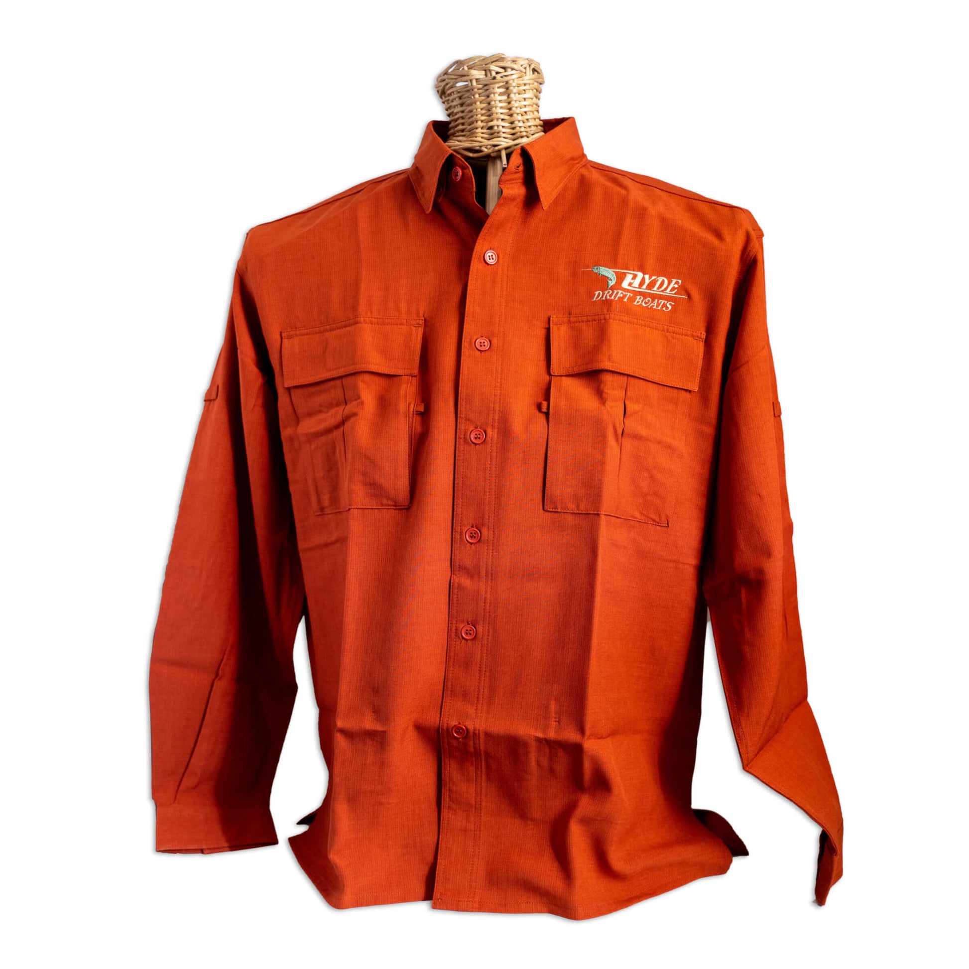 Premium Hyde Fishing Shirt Rust Orange / XL