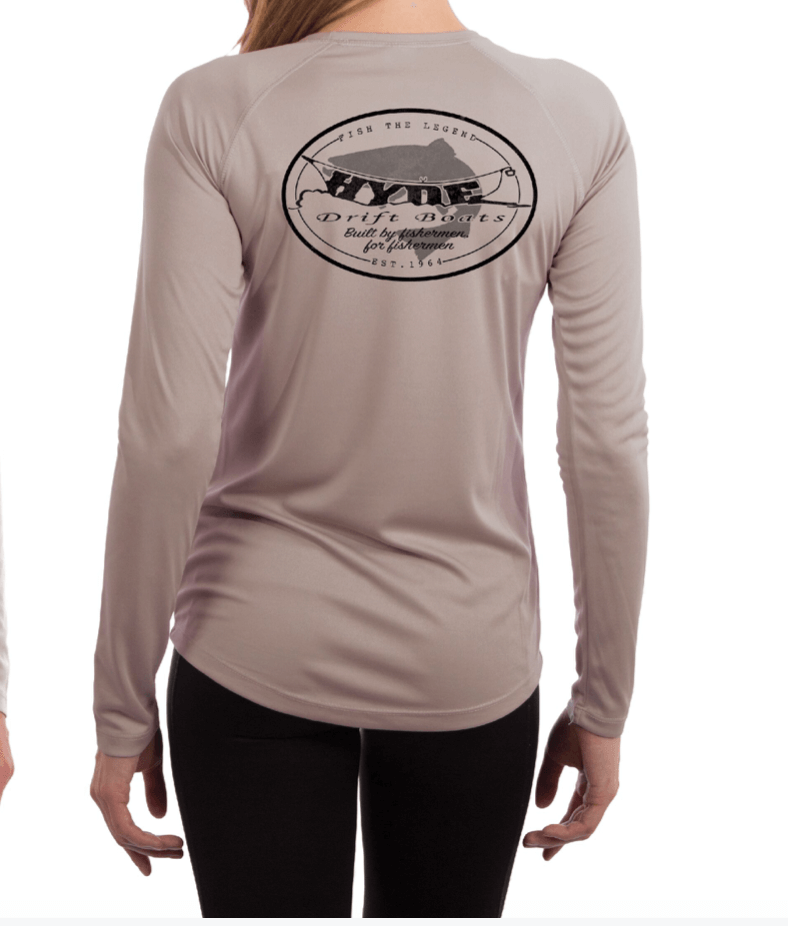 Woman With Hyde Shirt - fly fishing equipment