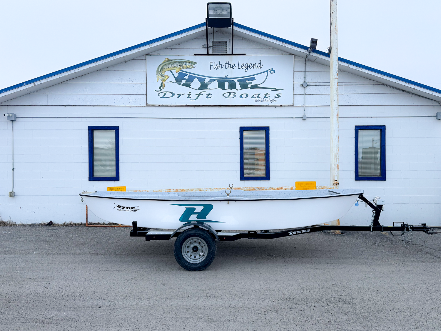 2025 Hyde Drift Boat Stock Montana Skiffs