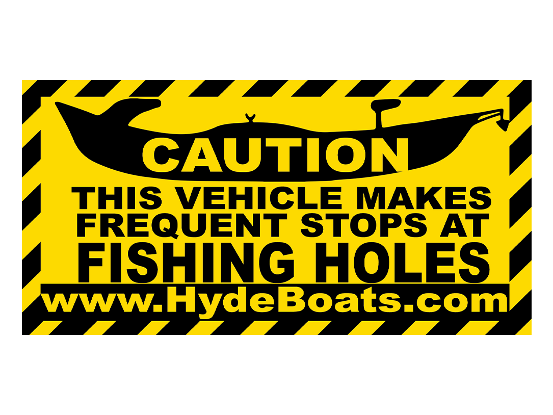 Frequent Stops at Fishing Holes Sticker