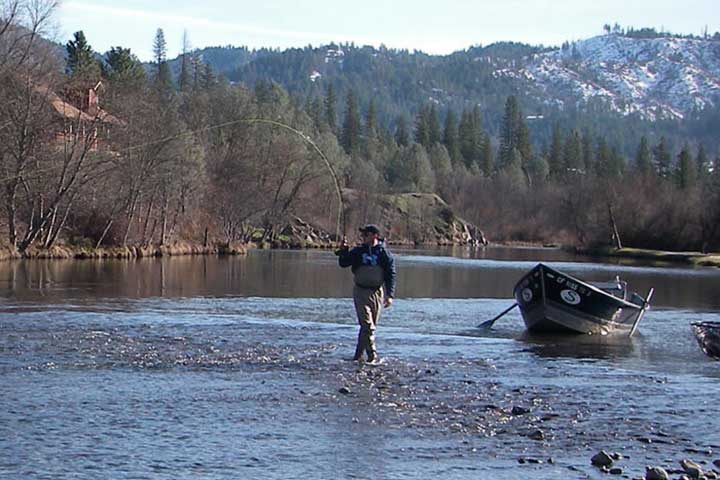 hooked up fly fishing