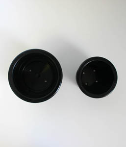 Large Black Plastic Cup Holder